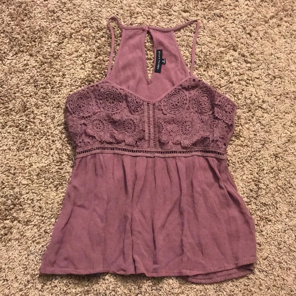Floral/ lace tank